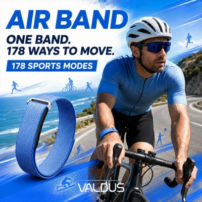مچ بند هوشمند VALDUS 2026 مدل AIR BAND (بدون صفحه نمایش)