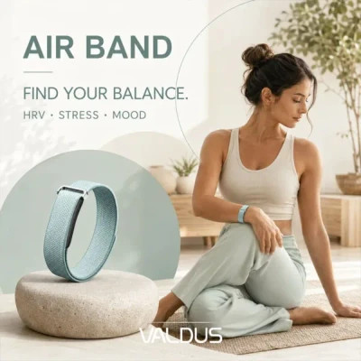 مچ بند هوشمند VALDUS 2026 مدل AIR BAND (بدون صفحه نمایش)